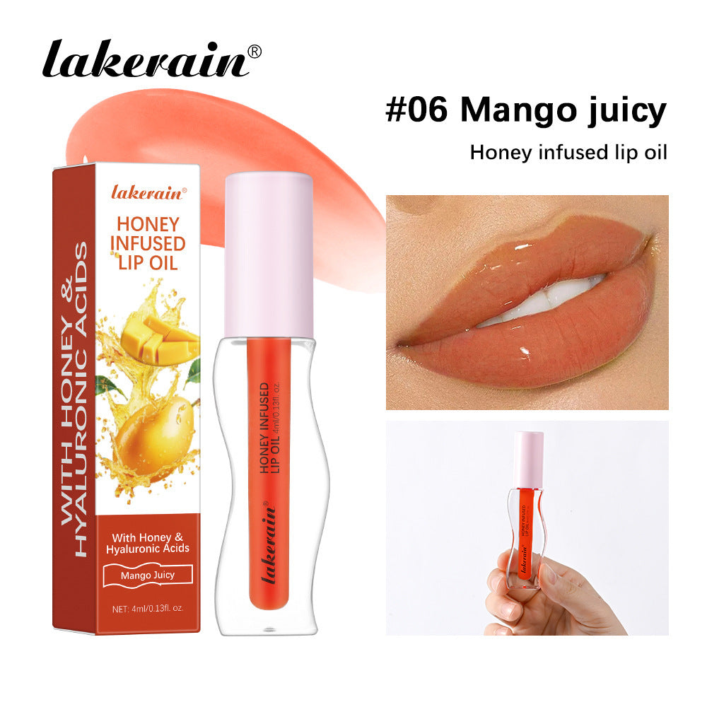 Brightening Thin And Glittering Moisturizing Fruit Flavor Lip Lacquer