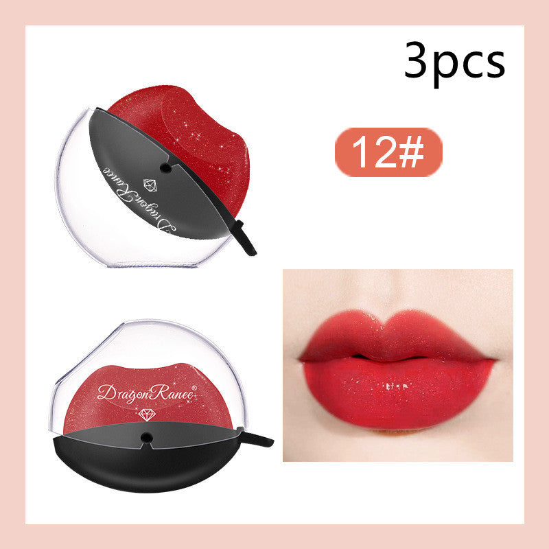 Lazy Lips Pearlescent Glitter Is Not Easy To Fade, Warm And Moisturizing Lipstick