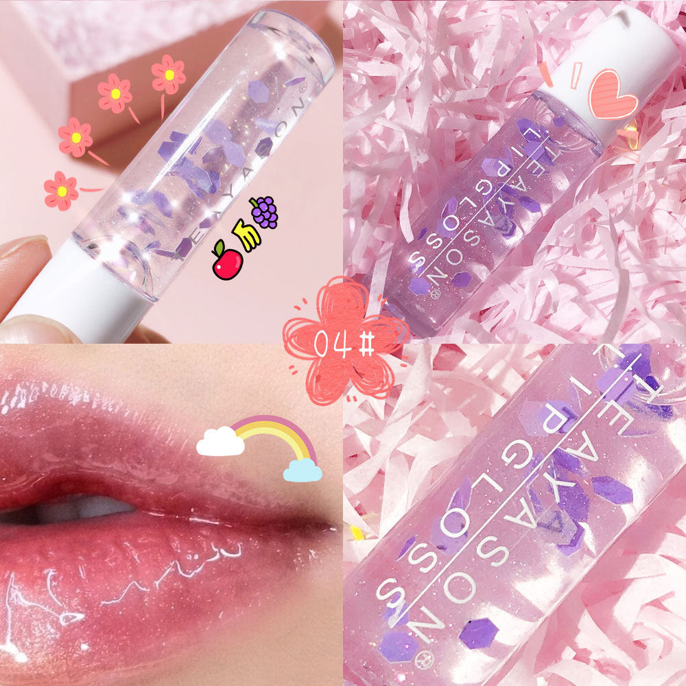 Beads Transparent Pearlescent Nourishing White Base Moisturizing Lip Gloss
