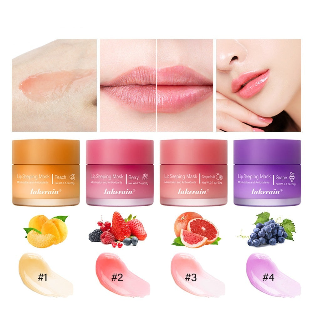 New Sleep Lip Balm Fade Lip Lines Exfoliating Skin Nourishing And Hydrating