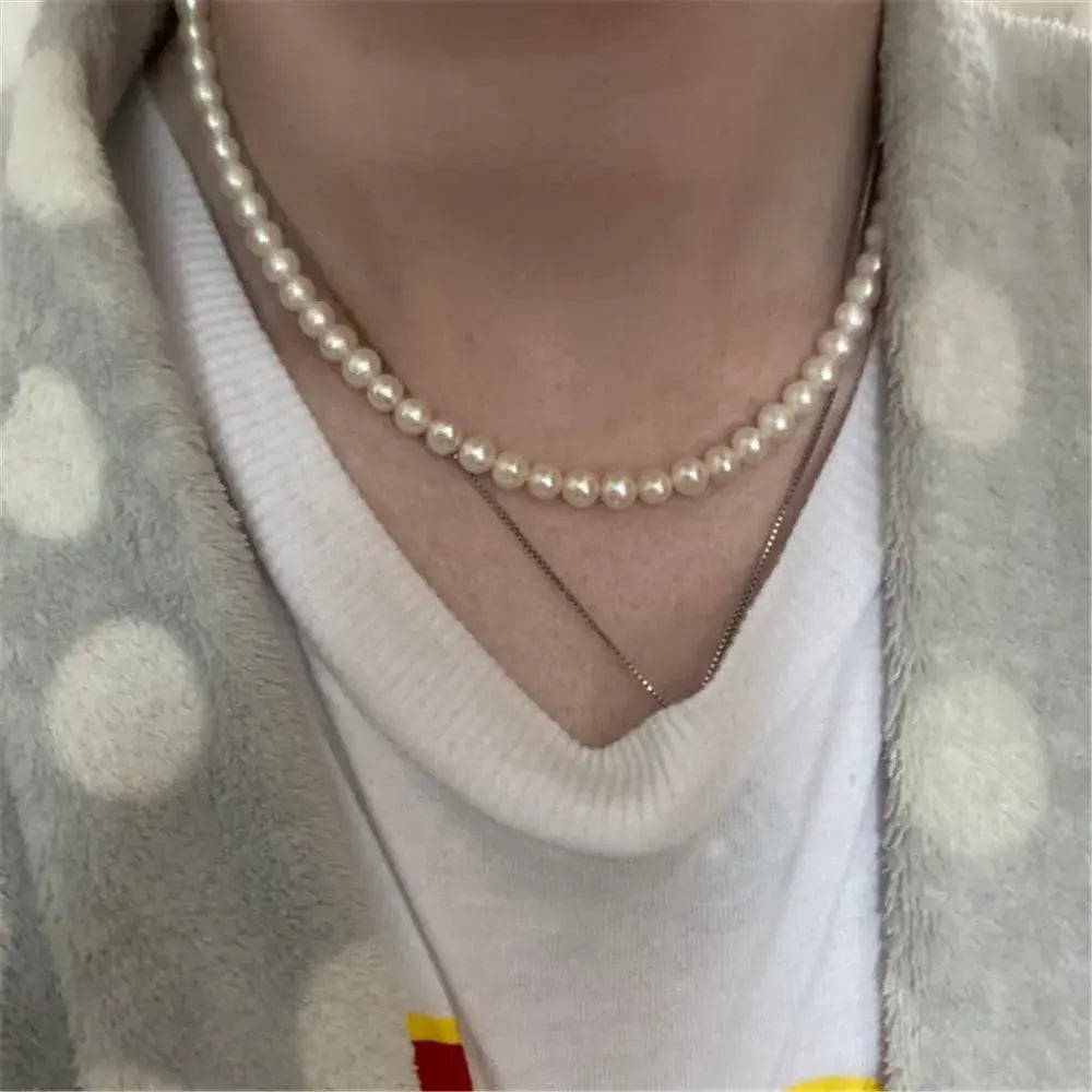 Men Pearl Necklace