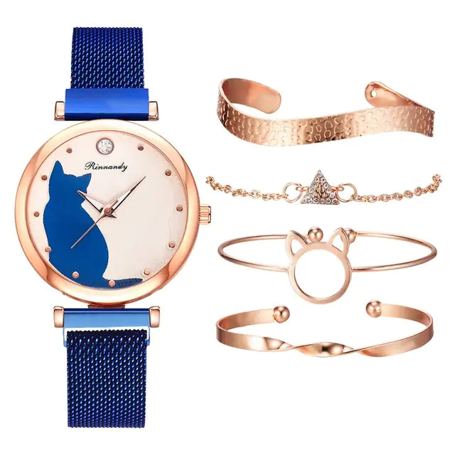 Women Fashion Watch Set