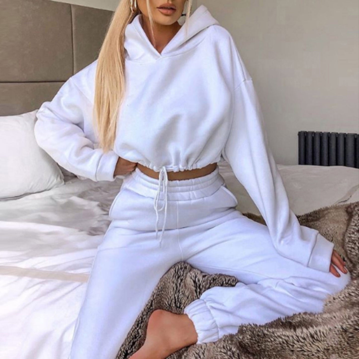 Women  2 Pcs Casual Long Sleeve Sportswear