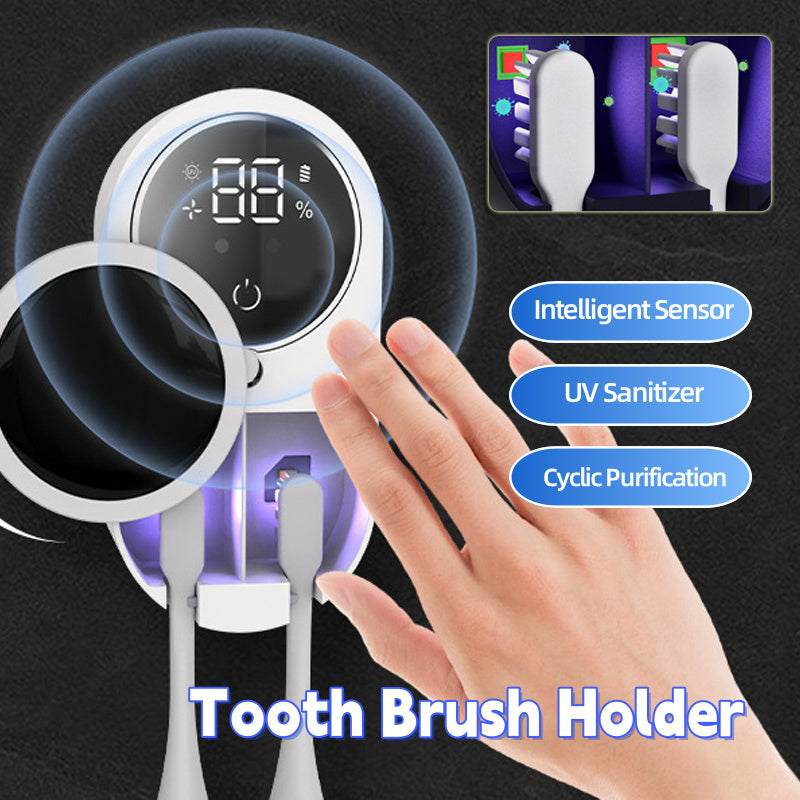 Portable UV Light Sterilizer And Disinfectant Toothbrush Holder