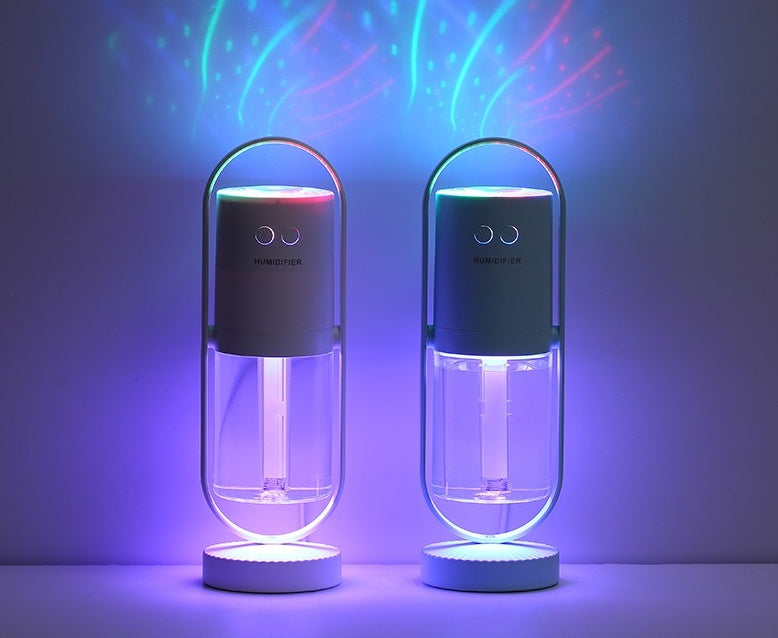 Small Magic Shadow USB Night Lights Air Humidifier For Home / Office