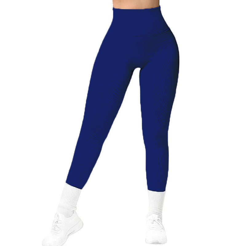 Women's Solid High Waist Seamless Slimming Fitness Yoga Pants