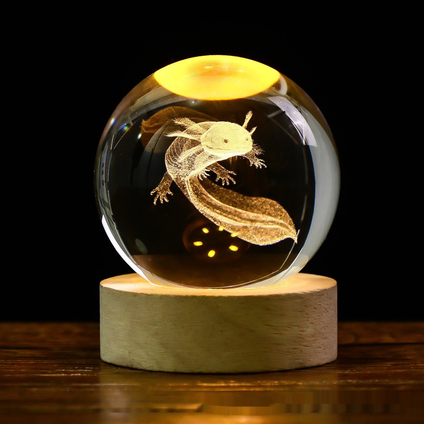Luminous Starry Sky And Planets Moon Small Crystal Ball Night Lamp