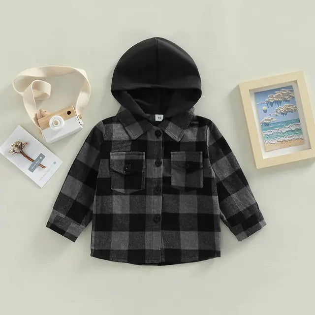 Boys Vintage Autumn Shirt Coats