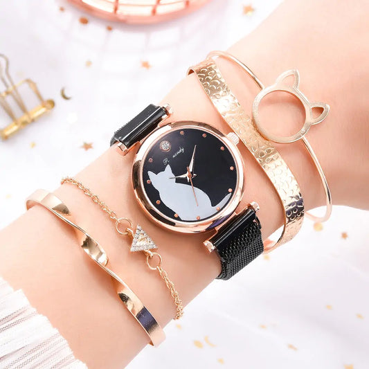 Women Fashion Watch Set