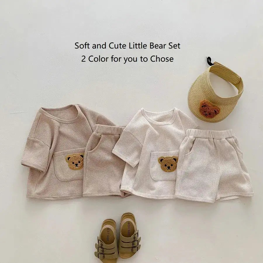 Toddler Bear Waffle Set