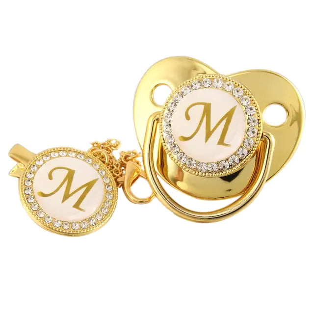 Infant Initial Letter pacifier