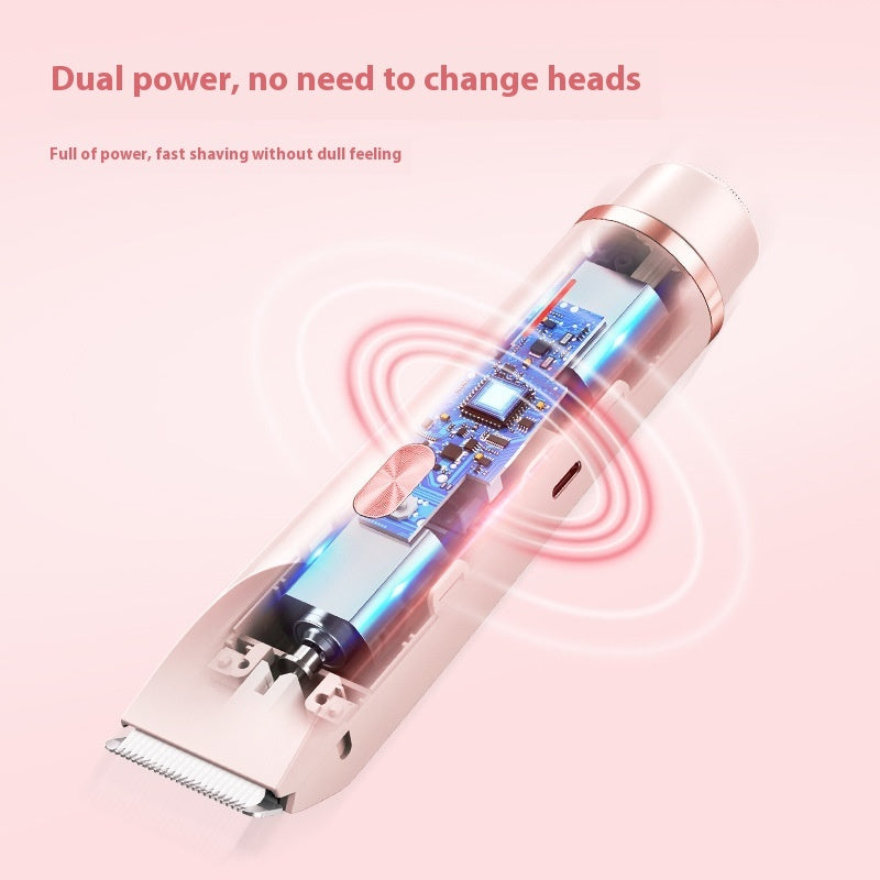 2 In 1 Women's Double Head Electric Body Hair Razor
