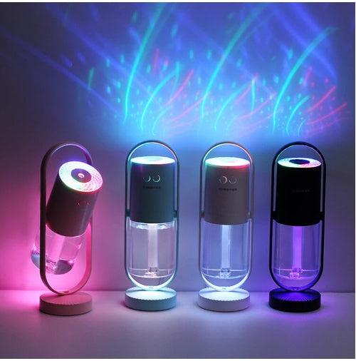 Small Magic Shadow USB Night Lights Air Humidifier For Home / Office