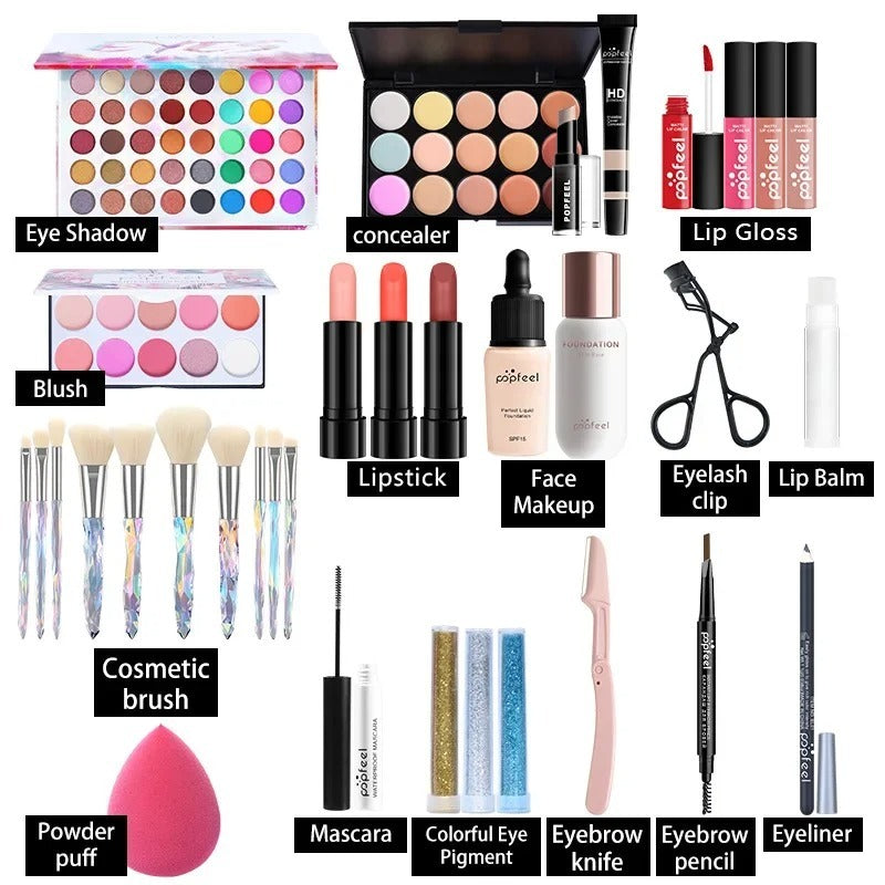 Beginner Novice Complete Light Cosmetics Makeup Set
