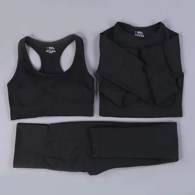 Women 2/3PCS Seamless  Workout Sportswear