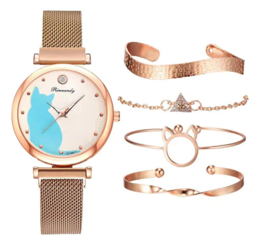 Women Fashion Watch Set