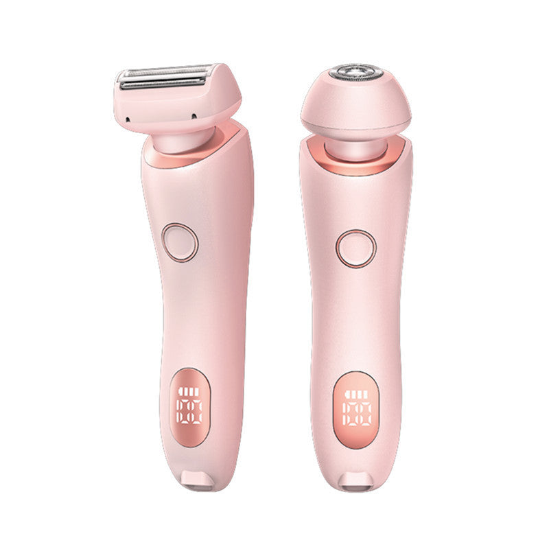 2 In 1 Women Hair Razor Removal Epilator USB Rechargeable Trimmer