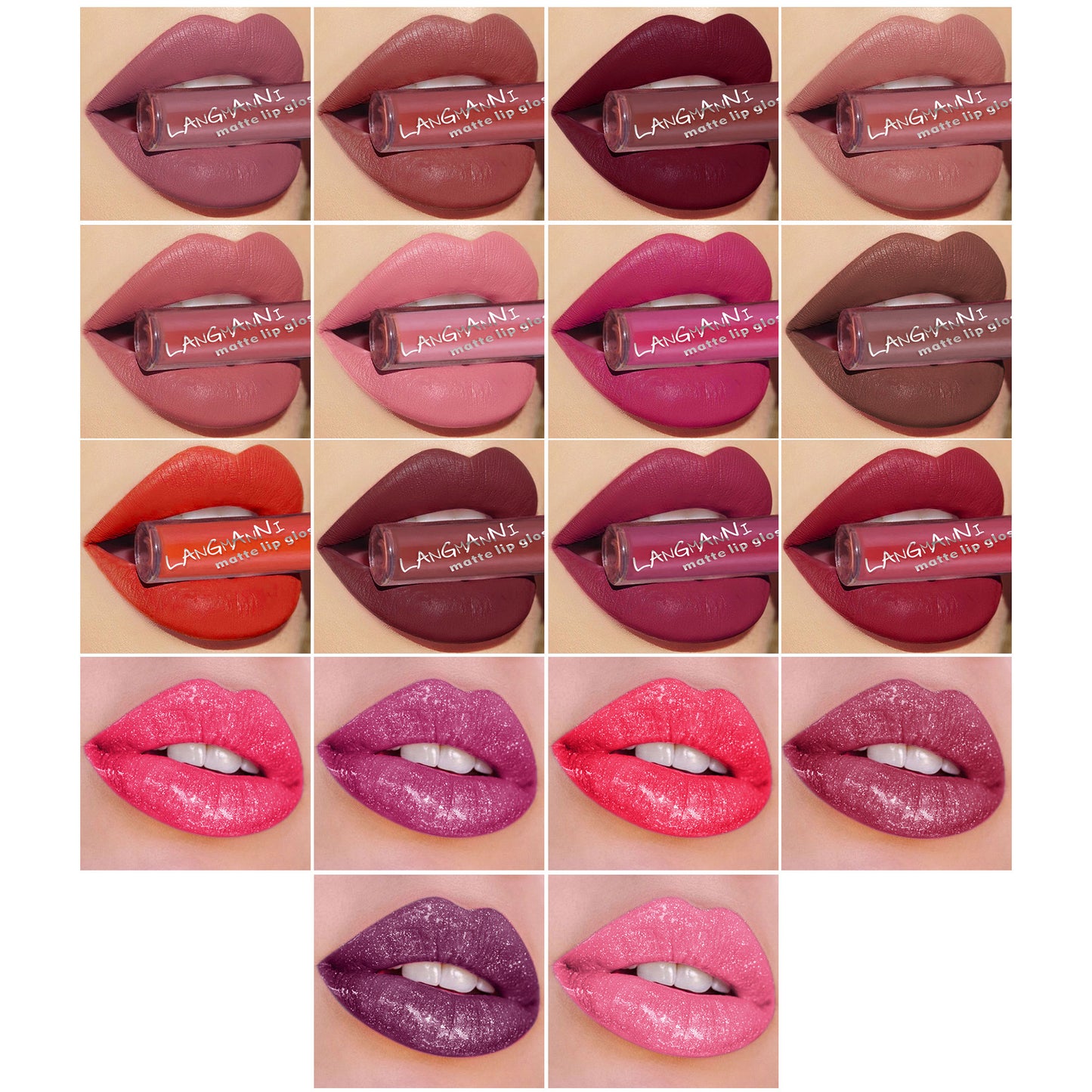 18 Count Set Matte Velvet Lip Gloss