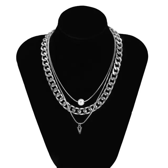 Men Multilayer Necklace