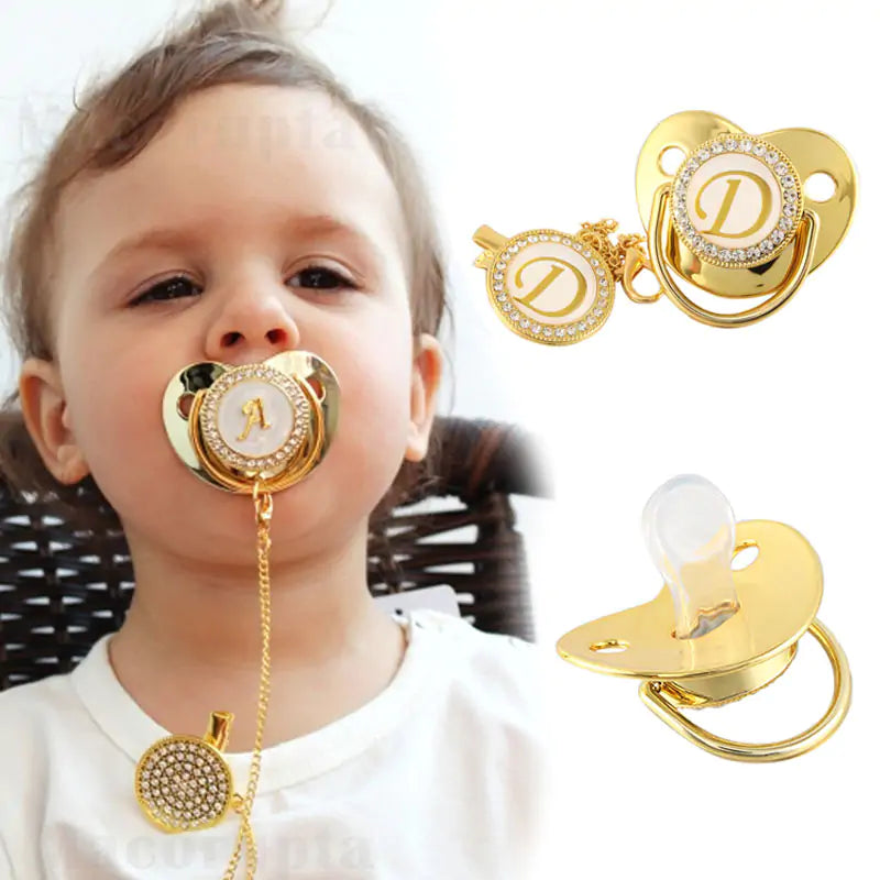 Infant Initial Letter pacifier