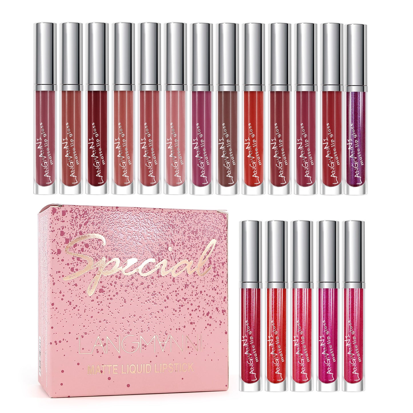 18 Count Set Matte Velvet Lip Gloss
