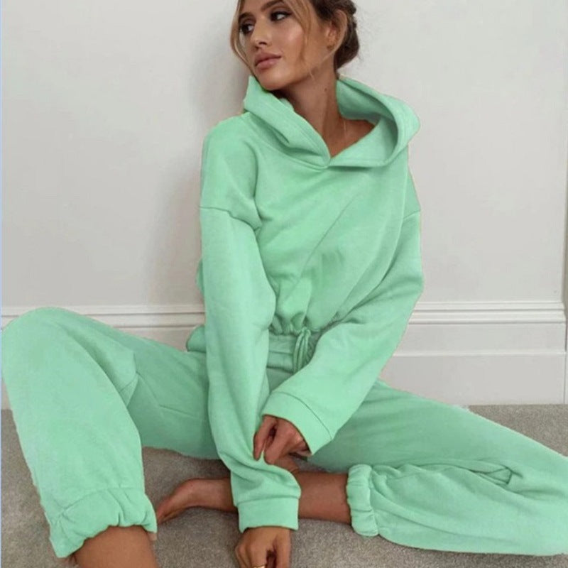 Women  2 Pcs Casual Long Sleeve Sportswear