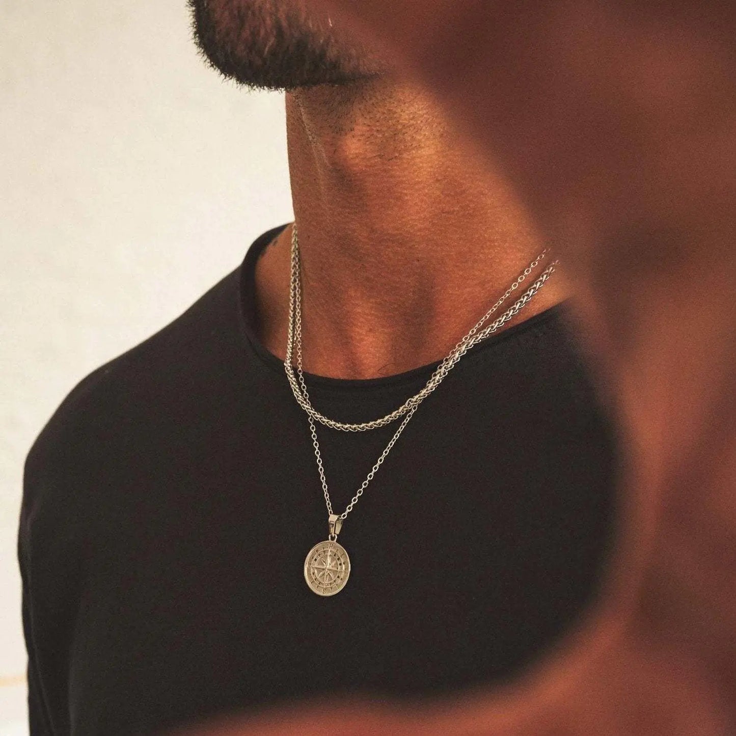 Men Layered Necklaces