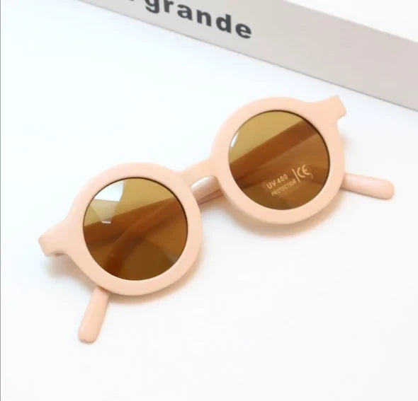 Infant's Cute And Retro Solid Color Sunglasses