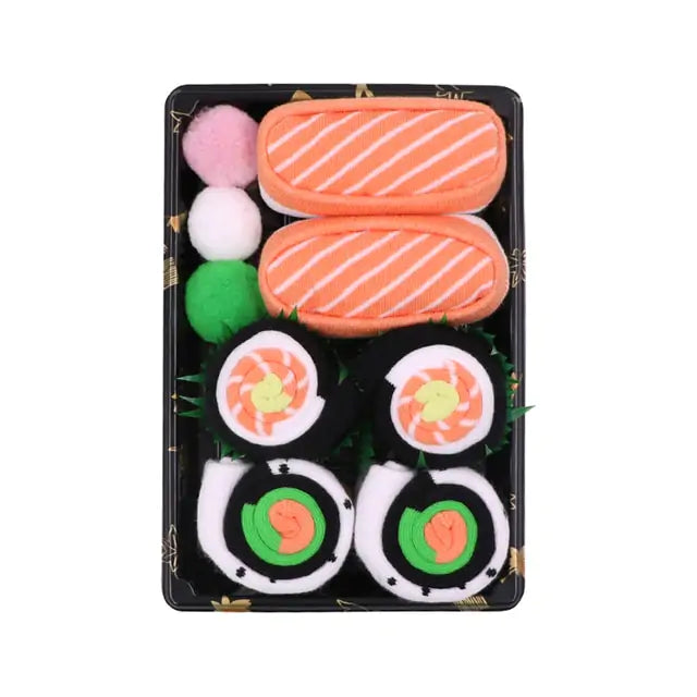 Women Personalized Pizza Sushi Socks