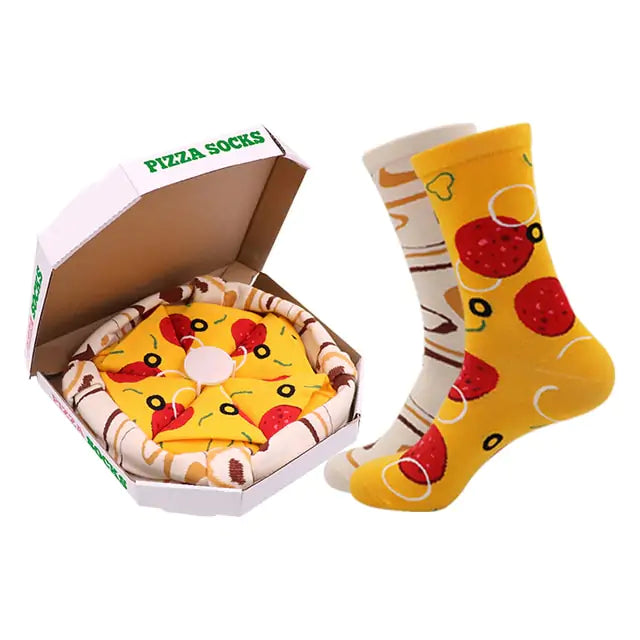 Women Personalized Pizza Sushi Socks