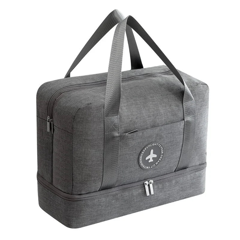 Waterproof Gym And Beach Bag With Wet N' Dry Compartments