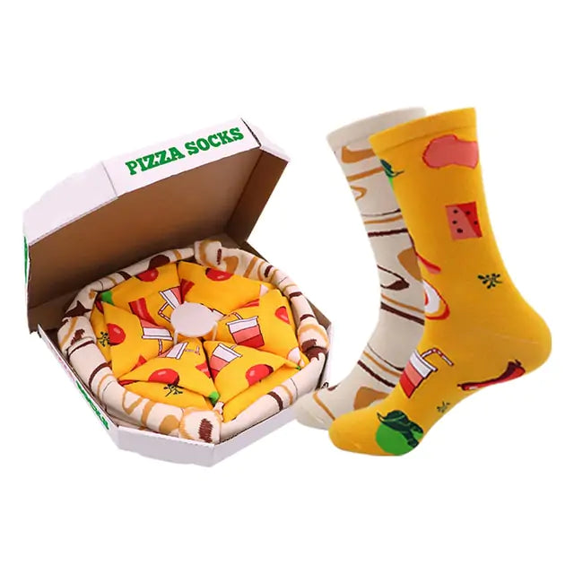 Women Personalized Pizza Sushi Socks