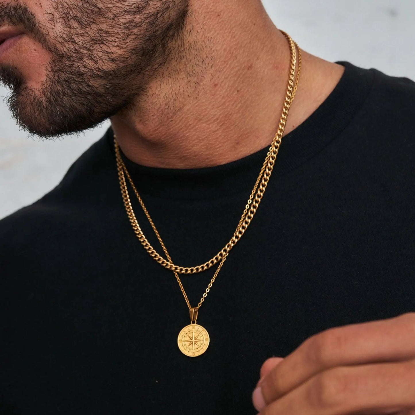 Men Layered Necklaces