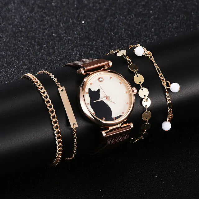 Women Fashion Watch Set