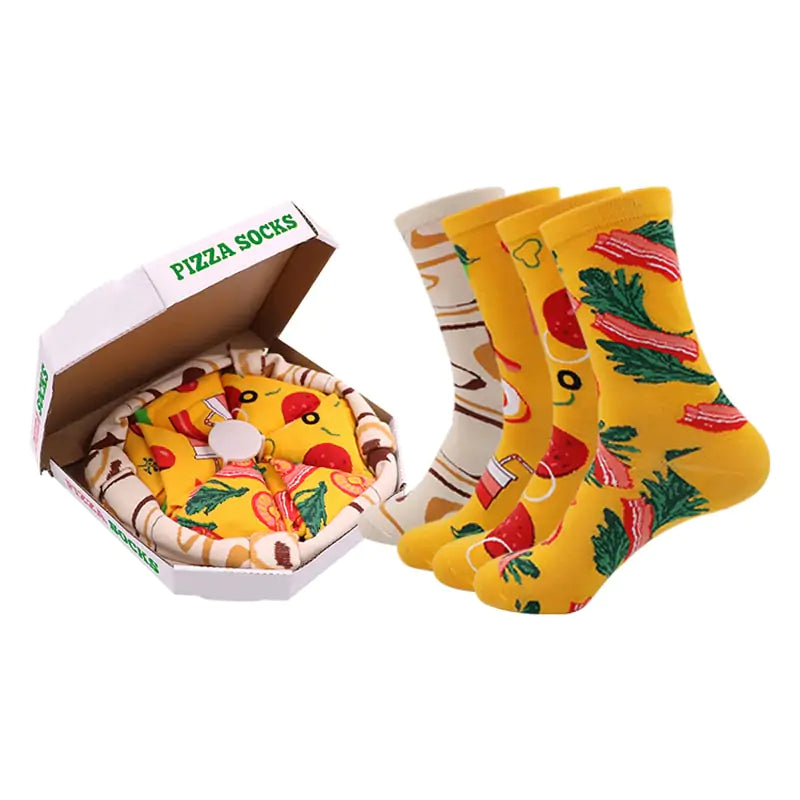 Women Personalized Pizza Sushi Socks