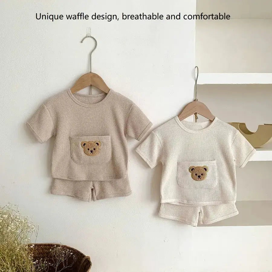 Toddler Bear Waffle Set