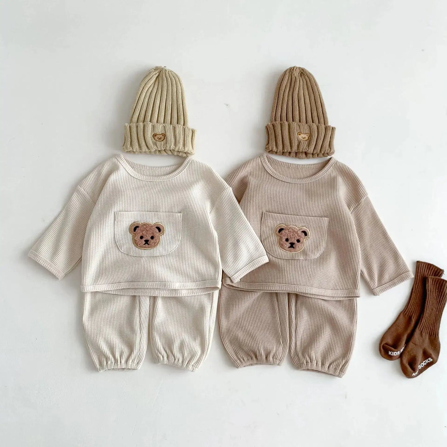 Toddler Bear Waffle Set