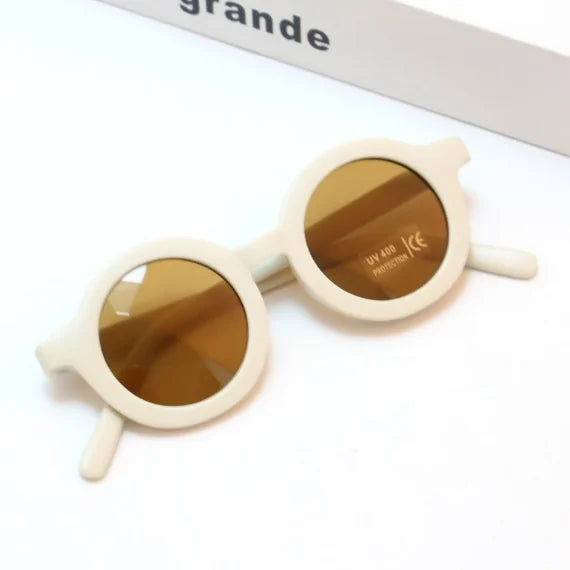 Infant's Cute And Retro Solid Color Sunglasses