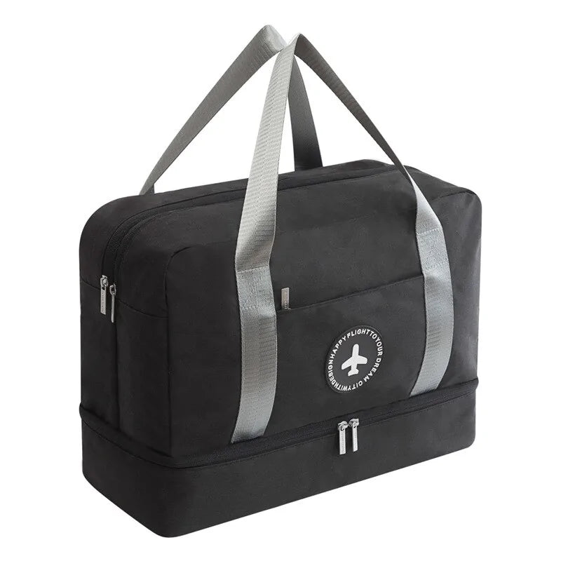 Waterproof Gym And Beach Bag With Wet N' Dry Compartments