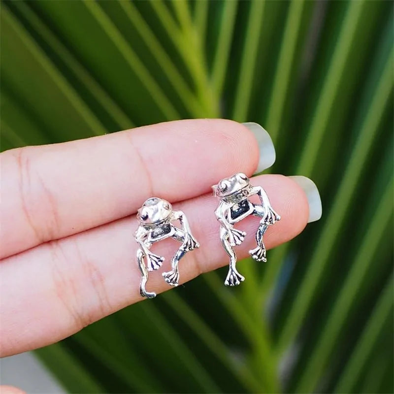 Women Cute Frog Earrings