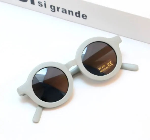 Infant's Cute And Retro Solid Color Sunglasses