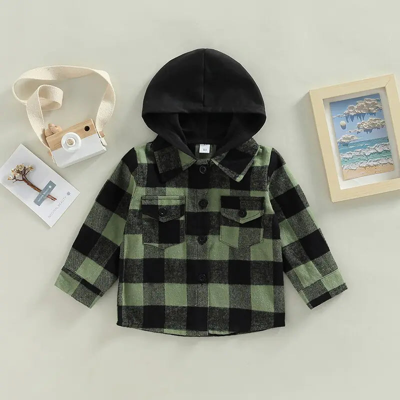 Boys Vintage Autumn Shirt Coats