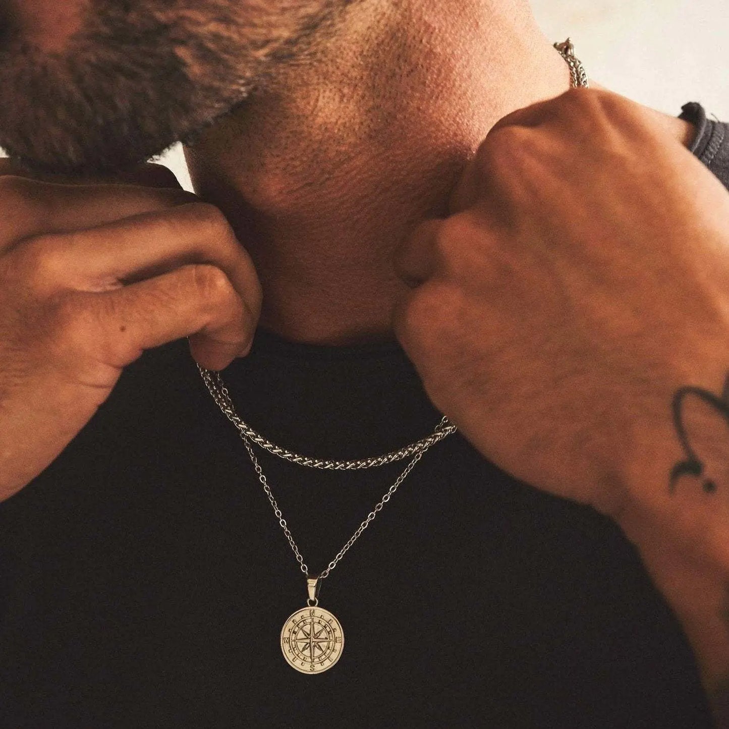 Men Layered Necklaces