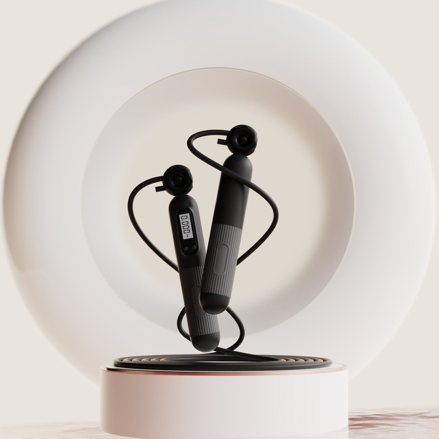 Adjustable Fitness Jump Rope With Calorie Counter