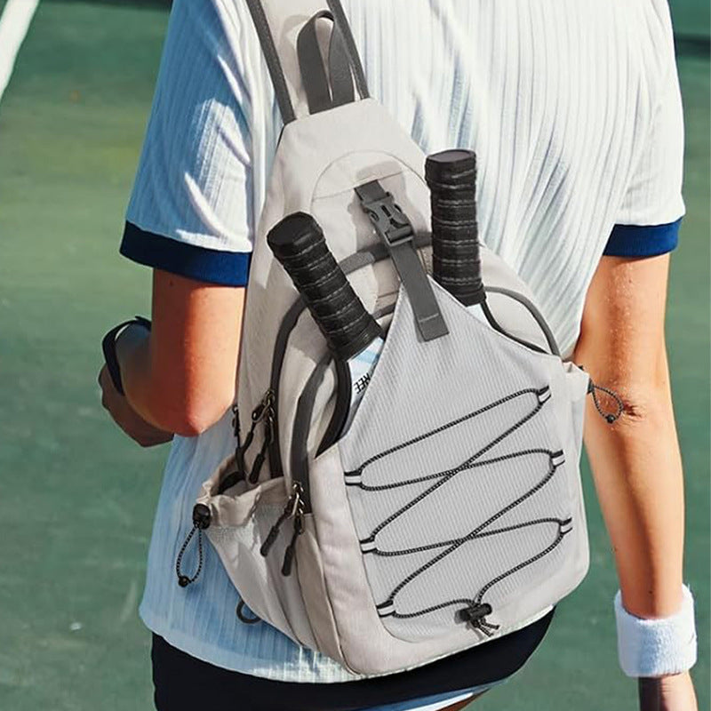 Men's And Women's Oxford Crossbody Chest Cloth Handbag Foldable Large Capacity