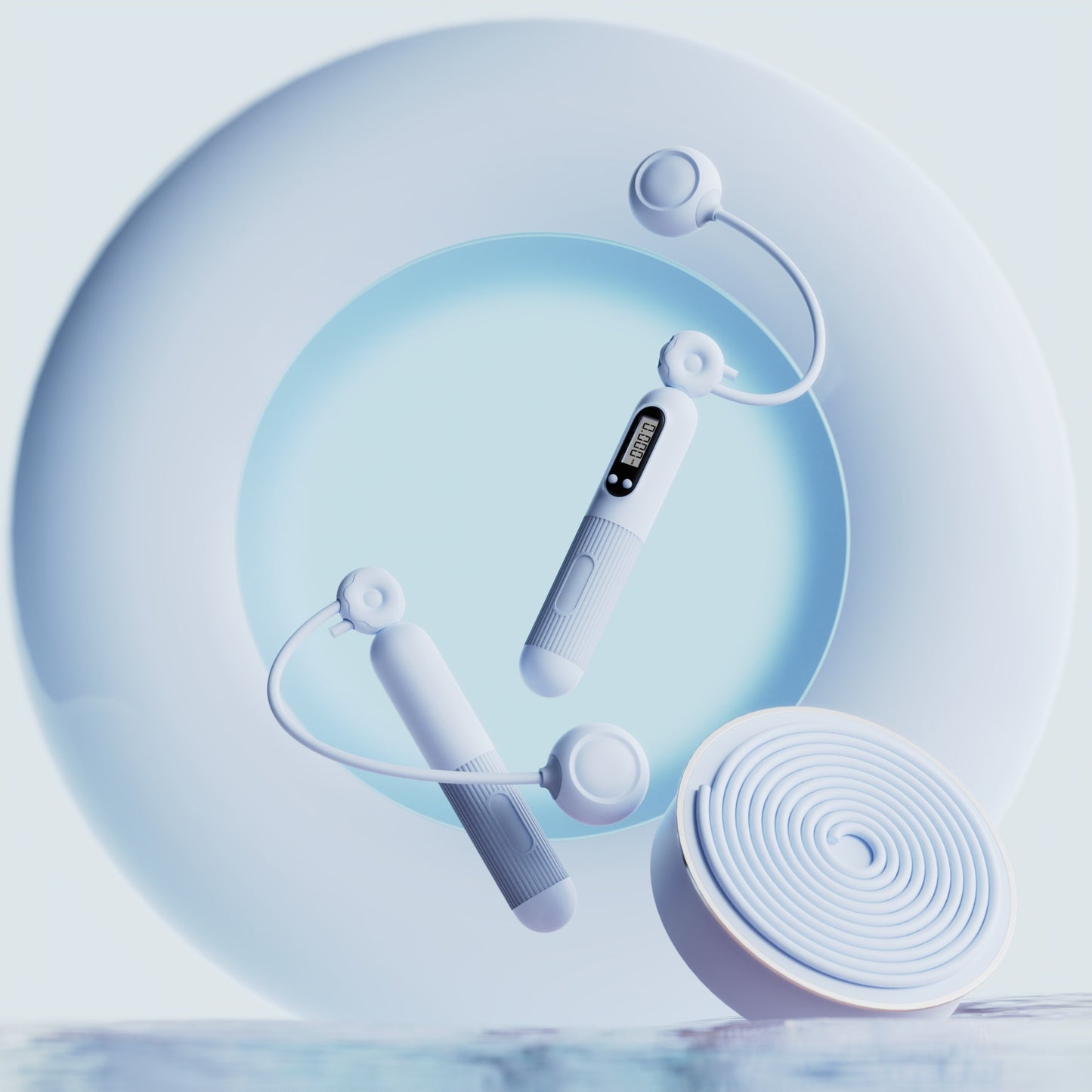 Adjustable Fitness Jump Rope With Calorie Counter