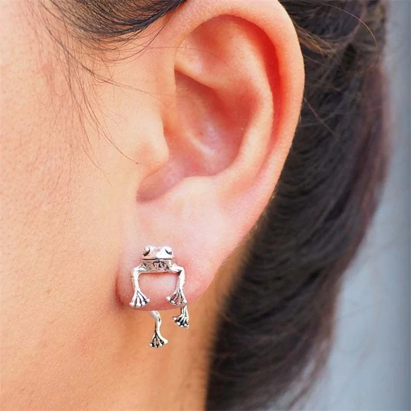 Women Cute Frog Earrings