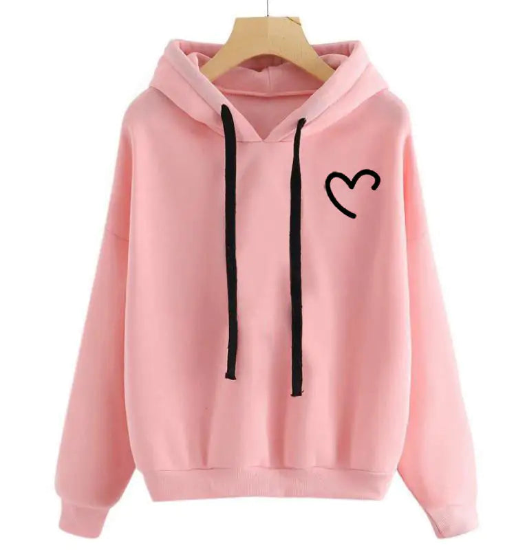 Women's Fleece Hooded Sweater Top