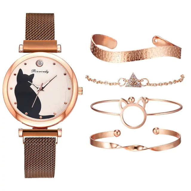 Women Fashion Watch Set