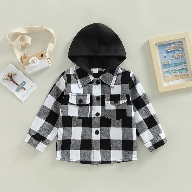 Boys Vintage Autumn Shirt Coats